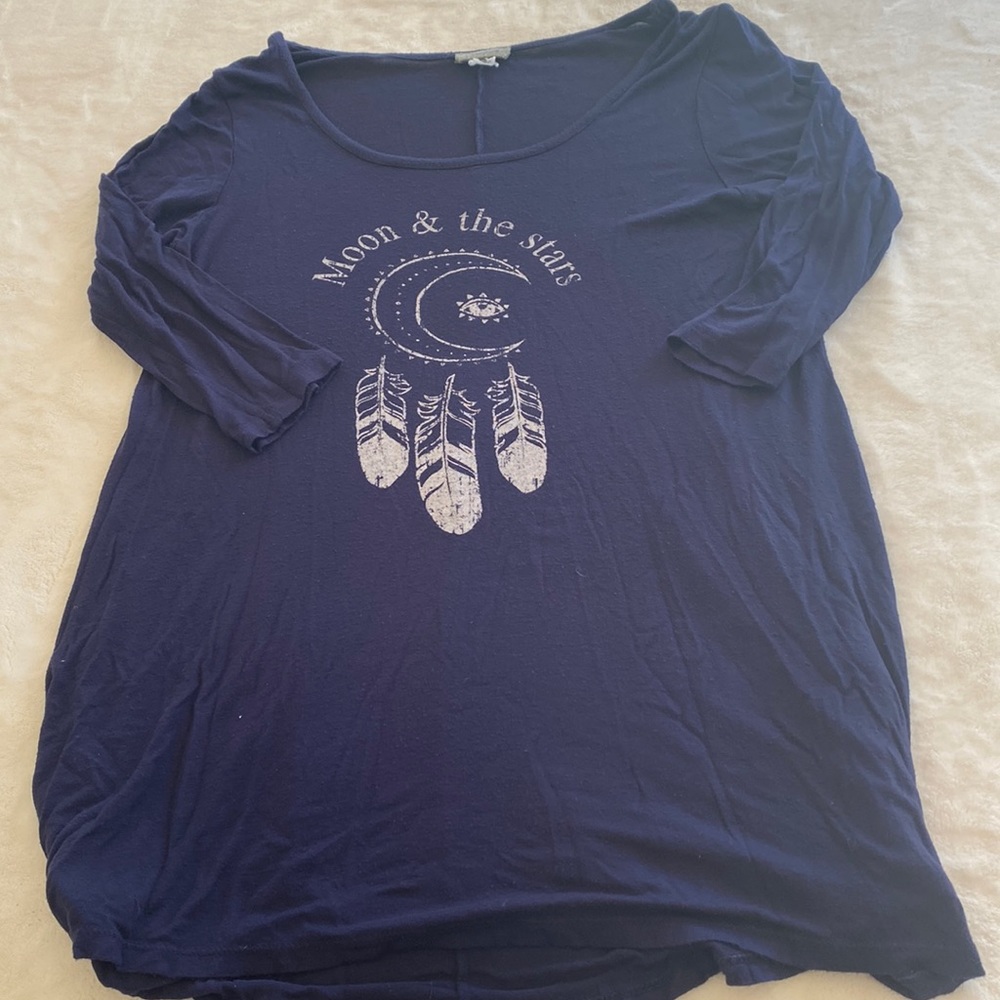 Blue sleep shirt